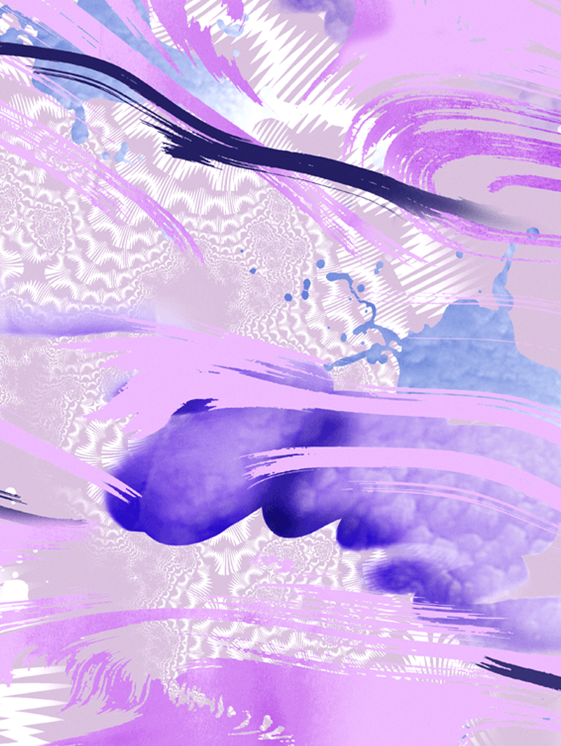 blueberry and cream flavour pattern